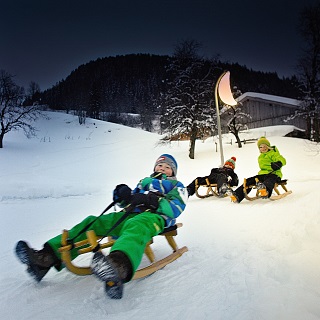 Pista para trineos de la luna - SkiWelt Söll