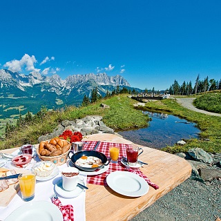 Frühstück am Berg