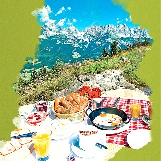 Colazione in montagna