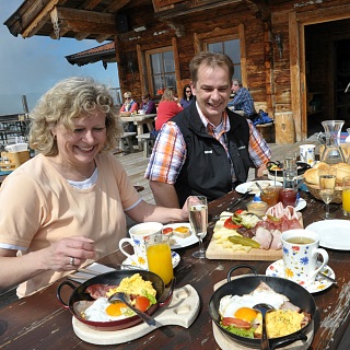 Frühstück am Berg