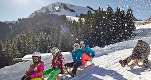 Rodelspaß in der SkiWelt Going und SkiWelt Söll