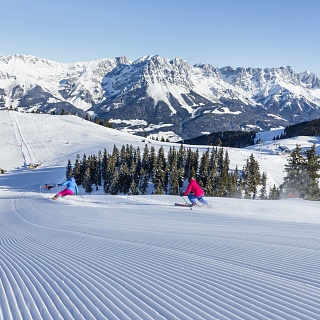 The SkiWelt race tracks