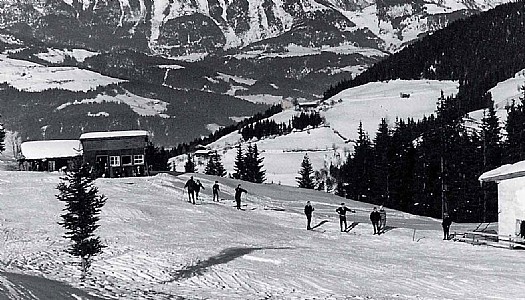 Het prille begin van Bergbahn Söll