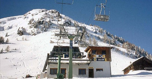 Bau des Siller Liftes in der SkiWelt Söll