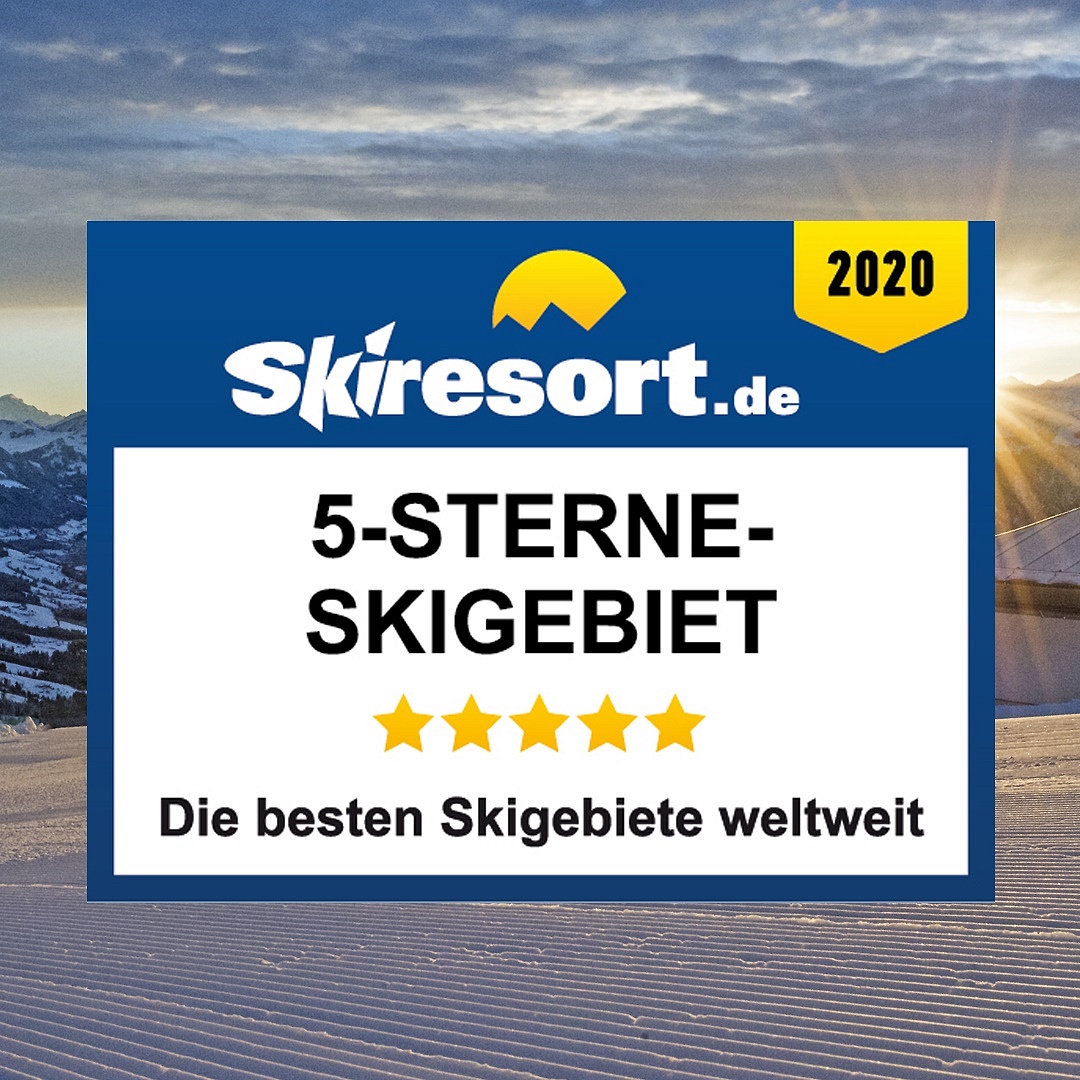 Skiresort Auszeichnung: 5 Sterne Skigebiet 