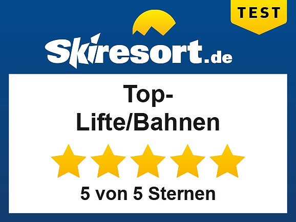 Skiresort Auszeichnung: Top Lifte und Bahnen