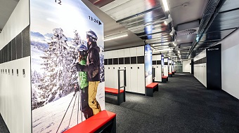 Neues Skidepot der SkiWelt Scheffau