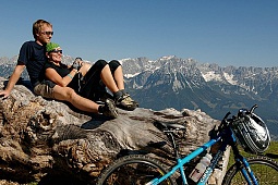 Una pausa in montagna a Scheffau