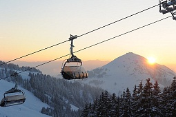 Bau der Osthangbahn in der SkiWelt Scheffau