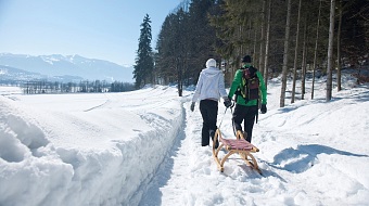 Schwoich in inverno